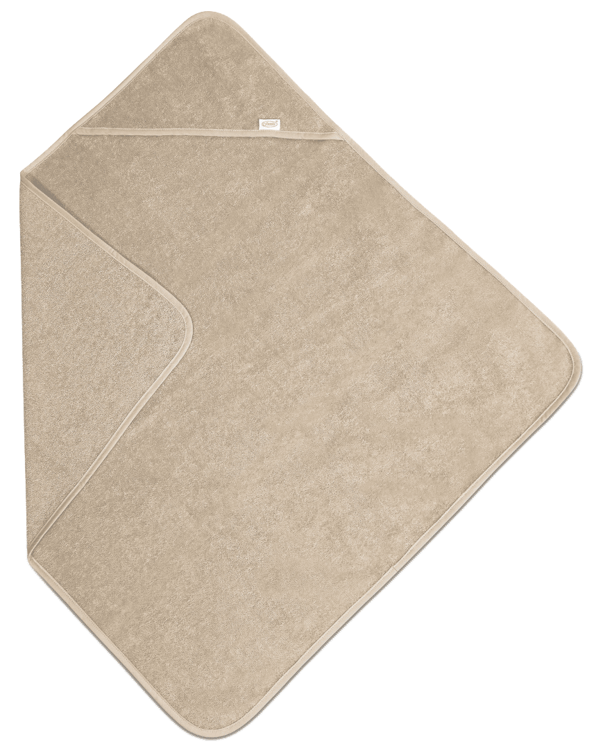 Badcape met naam - Cream