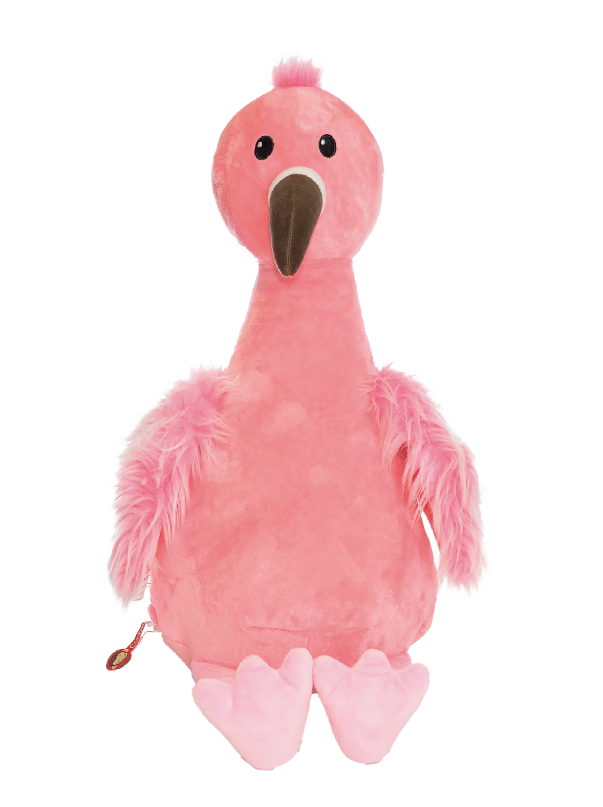 Gepersonaliseerde Flamingo Knuffel met Naam – Geborduurd