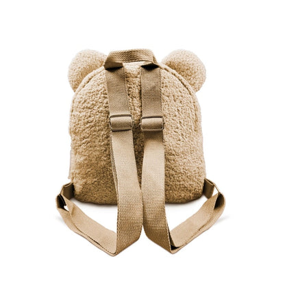 🧸 Teddy Rugzakje cream met Oortjes – Gepersonaliseerd met Naam