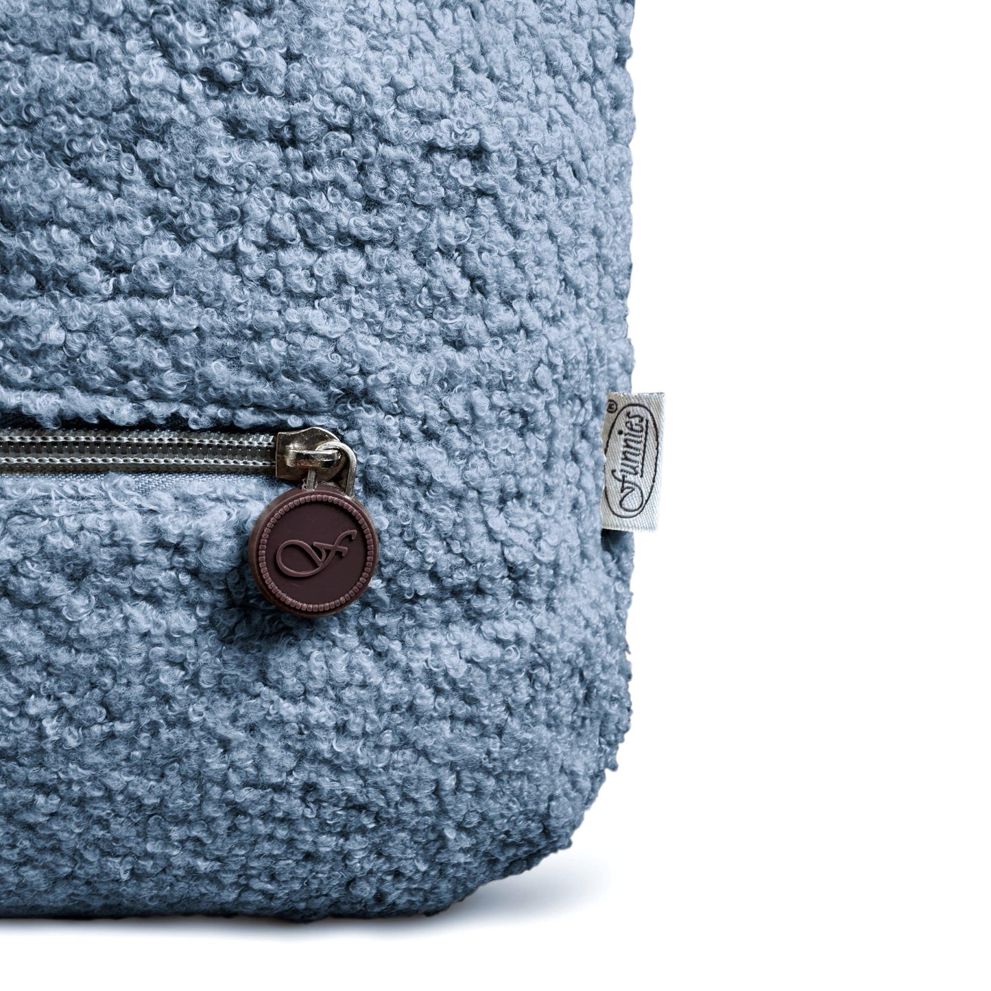 🧸 Teddy Rugzakje blauw met Oortjes – Gepersonaliseerd met Naam