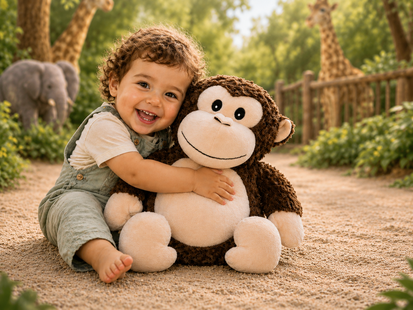 Aap Knuffel met Naam