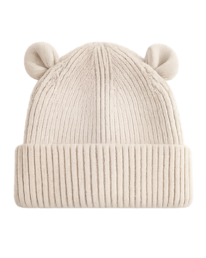Baby Beanie met Naam - Almond