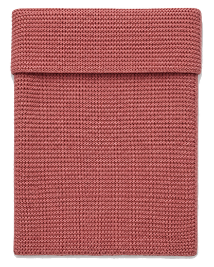 Babydeken met Naam en Icoontje Geborduurd – Antique Pink