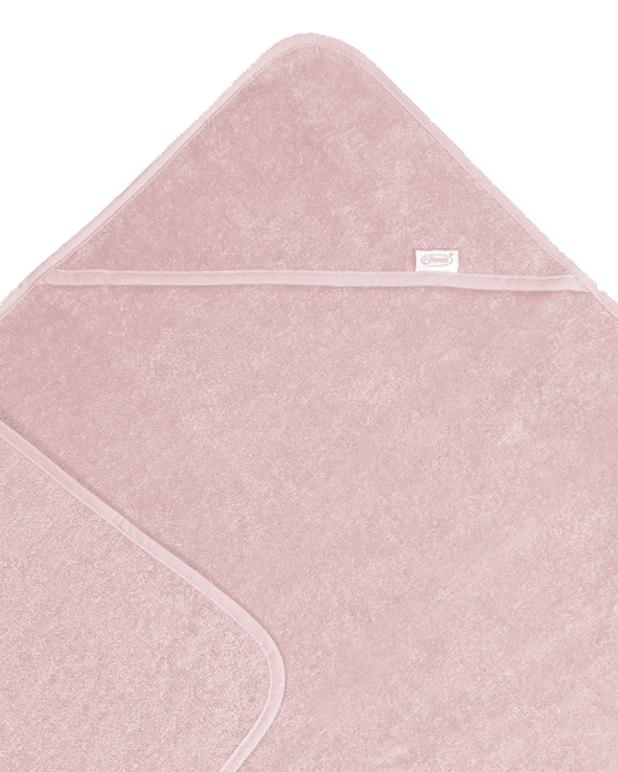 Badcape met naam - Blush