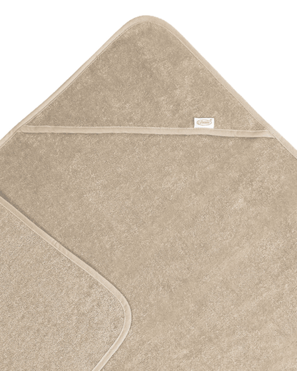 Badcape met naam - Cream
