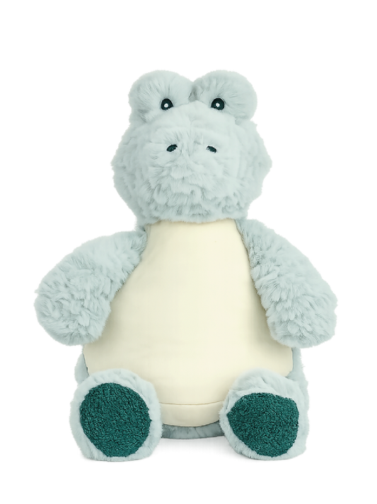 Gepersonaliseerde Krokodil Knuffel met Naam – Geborduurd