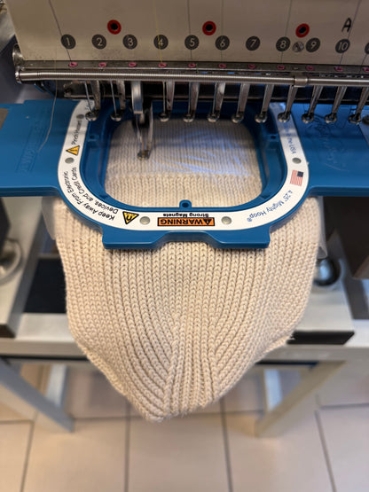 Baby Beanie met Naam - Almond