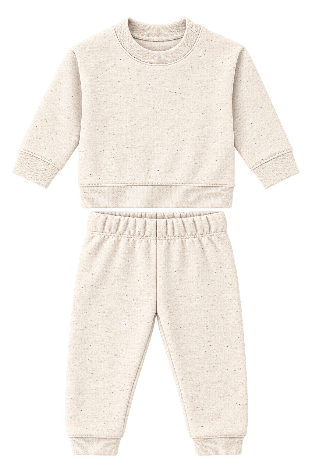 Baby Joggingpakje met Naam — Eco Heather