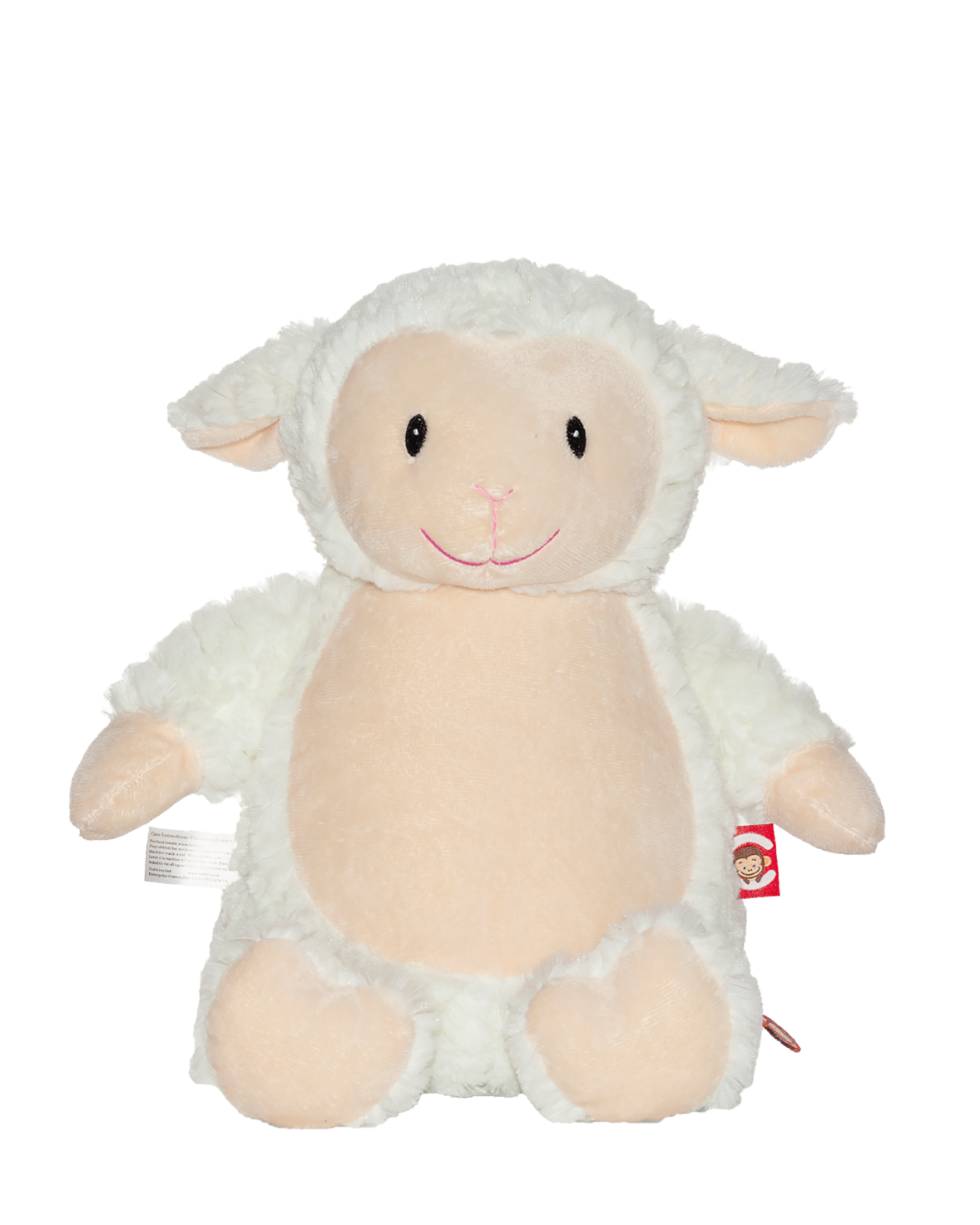 Lammetje knuffelset met Naam - Knuffel & Knuffeldoekje