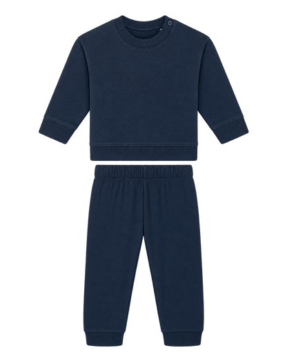 Baby Joggingpakje met Naam — French Navy