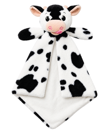 Koe Knuffeldoekje Naam – Geborduurd Baby- & Kraamcadeau