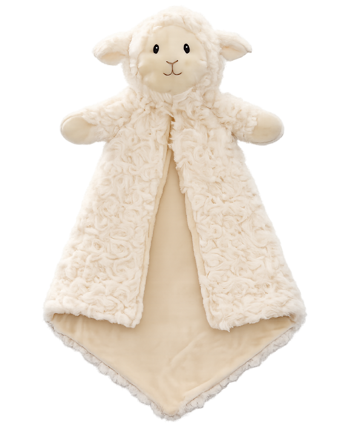 Lammetje Knuffeldoekje Naam – Geborduurd Baby- & Kraamcadeau