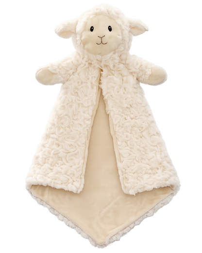 Lammetje Knuffeldoekje Naam – Geborduurd Baby- & Kraamcadeau