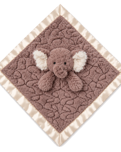 Olifant Knuffeldoekje Naam – Geborduurd Baby- & Kraamcadeau