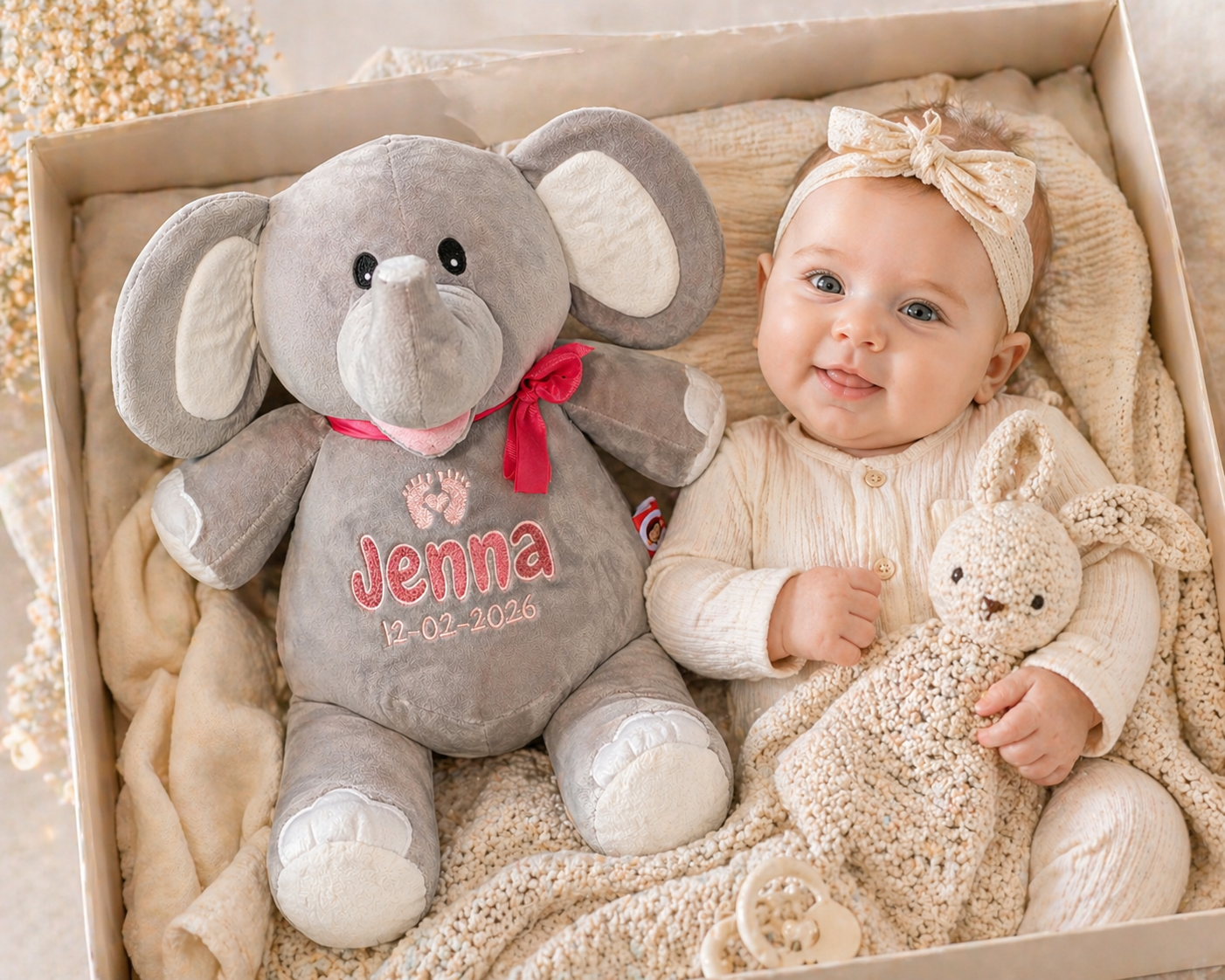 Olifant Knuffel met Naam