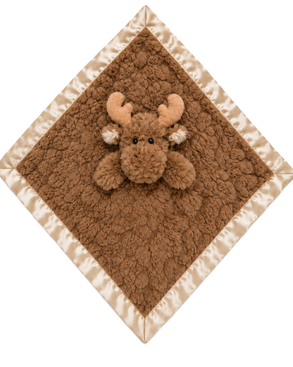 Rendier Knuffeldoekje Naam – Geborduurd Baby- & Kraamcadeau