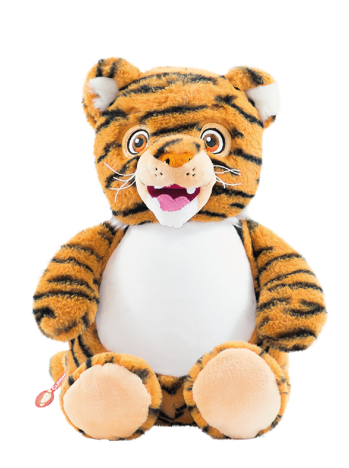Gepersonaliseerde Tijger Knuffel met Naam – Geborduurd