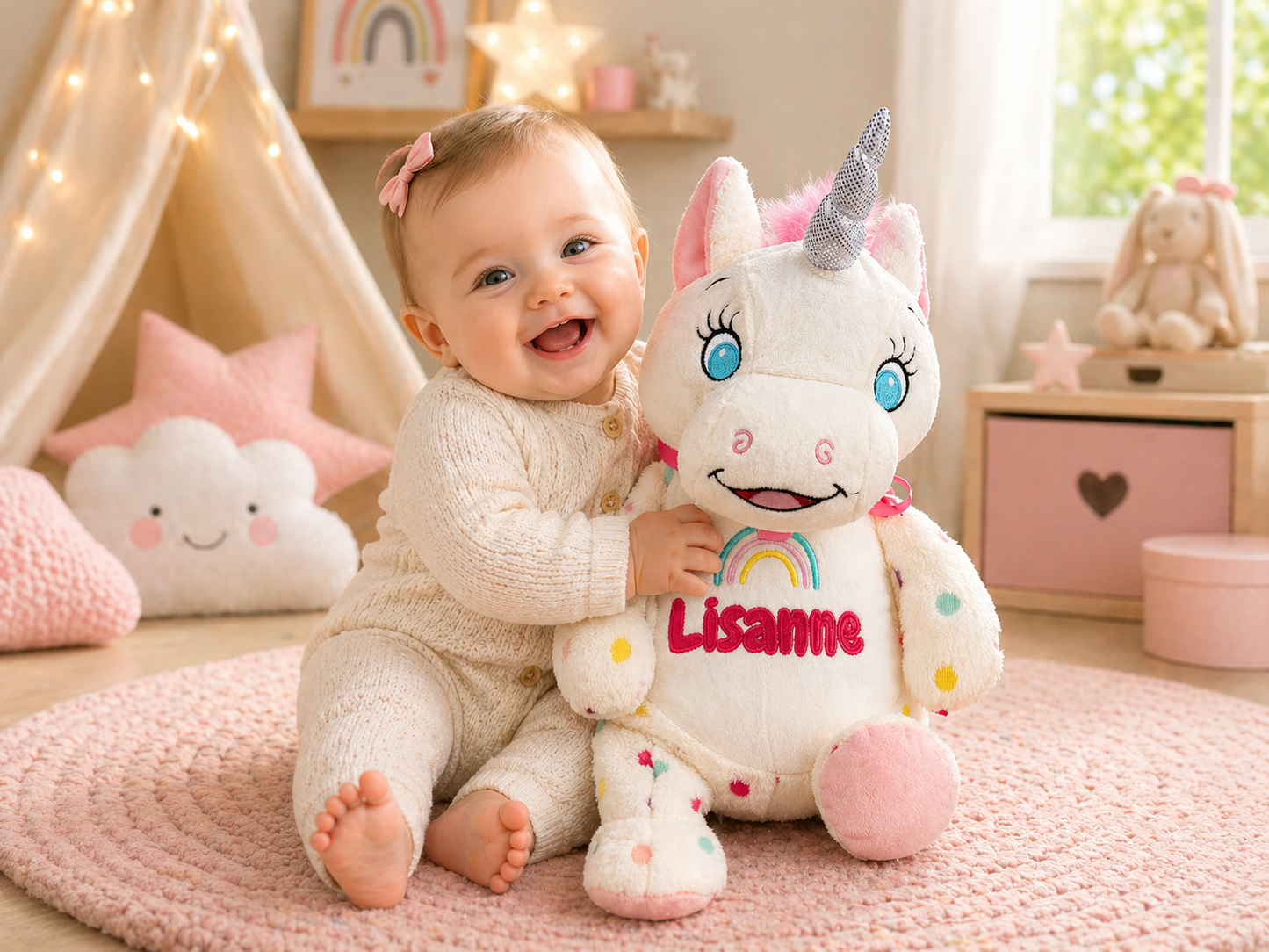 Unicorn Knuffel met Naam