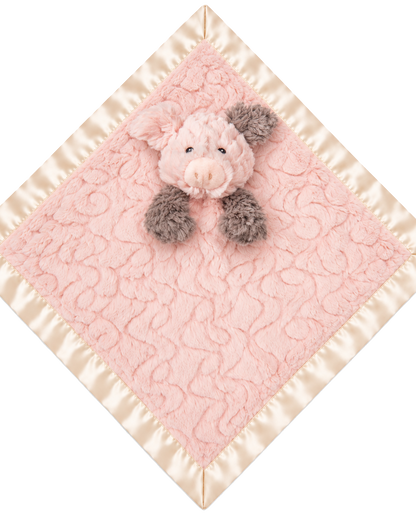 Varkentje Knuffeldoekje Naam – Geborduurd Baby- & Kraamcadeau