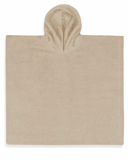 Baby Badponcho met Naam — Cream