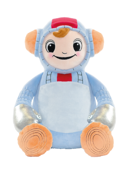 Gepersonaliseerde astronaut knuffel met geborduurde naam
