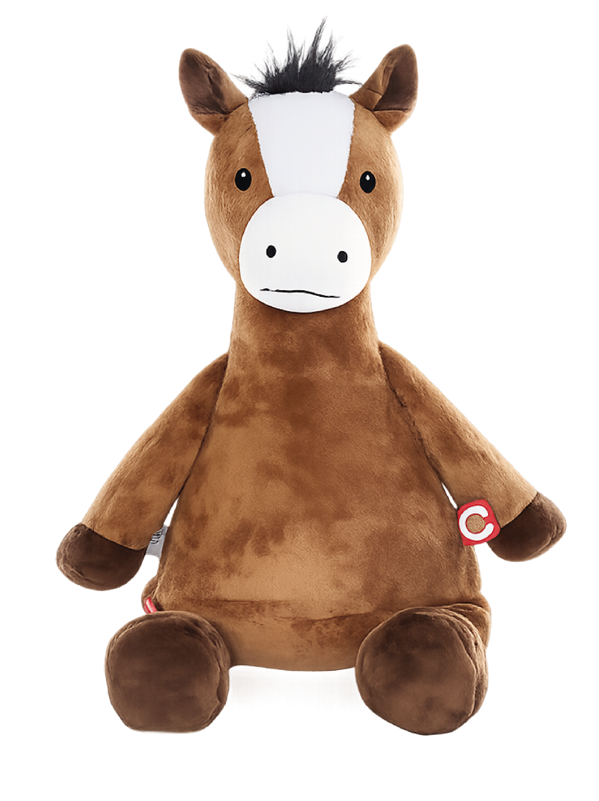 Gepersonaliseerde paard knuffel met geborduurde naam
