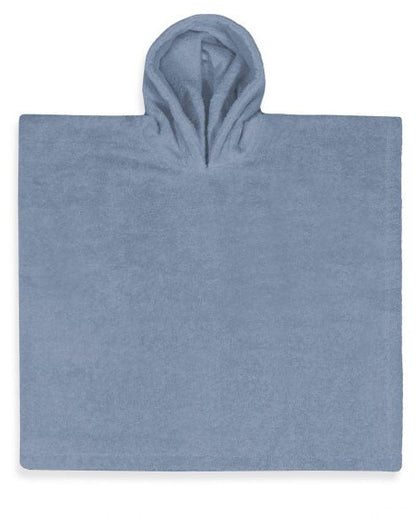 Baby Badponcho met Naam — Blue/grey